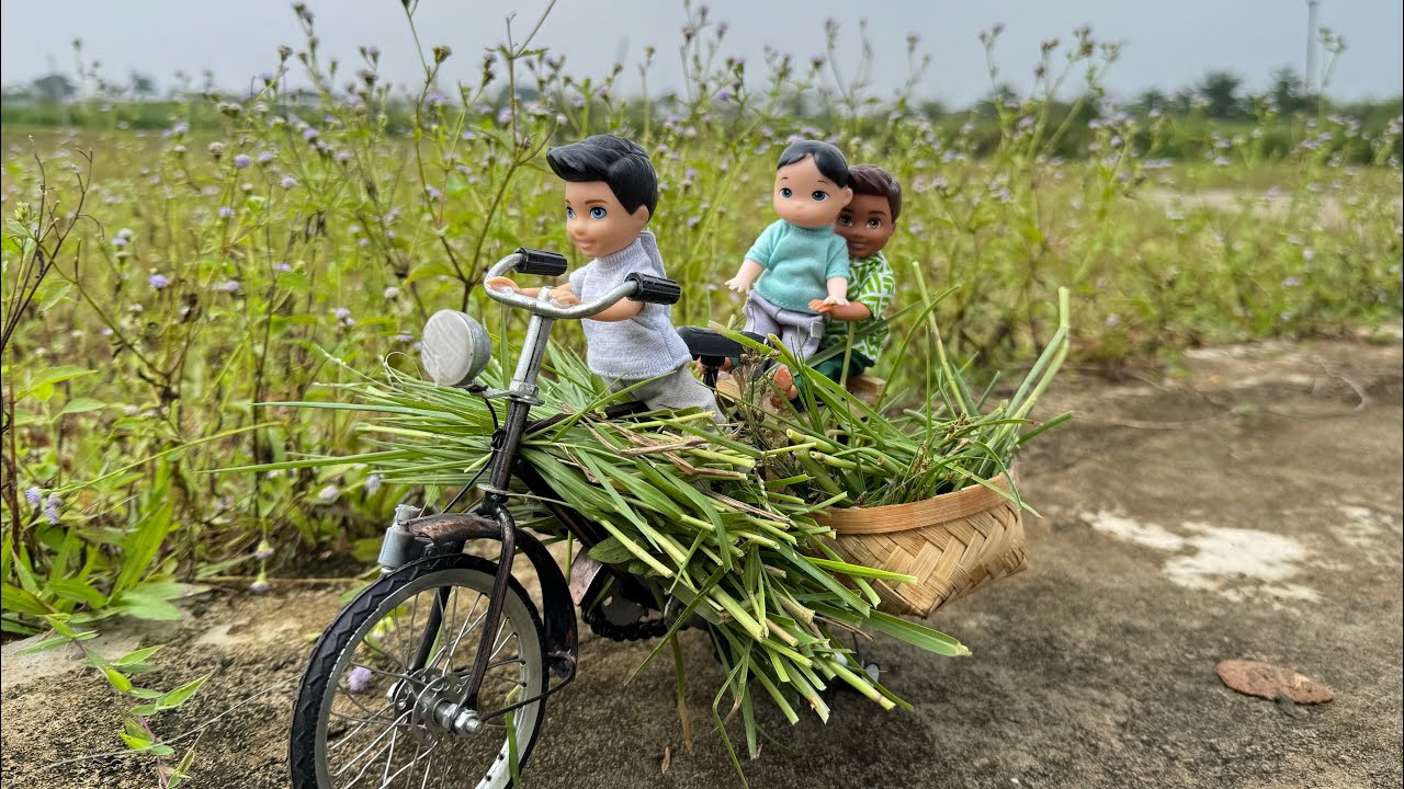 Ngarit rumput buat embee #barbiejowo #funny