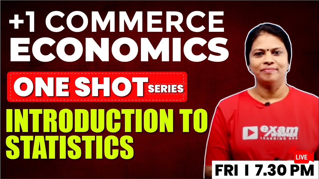 Plus One Economics | Back to School Series | Chapter 1| Introduction to Statistics | Exam Winner