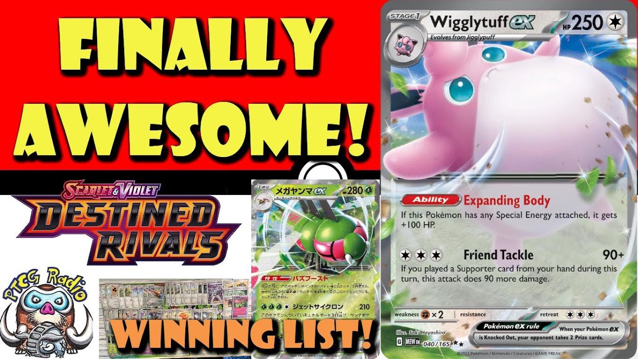 Wigglytuff ex is FINALLY Awesome & Winning! Yanmega ex! Destined Rivals Legal! (Pok&eacute;mon TCG News)
