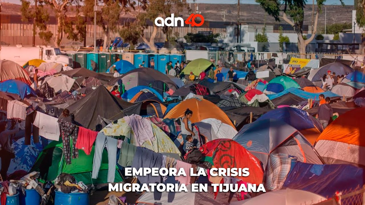 Cifras de migraci&oacute;n aumentan en Tijuana, se estima que 12 mil migrantes viven en la frontera