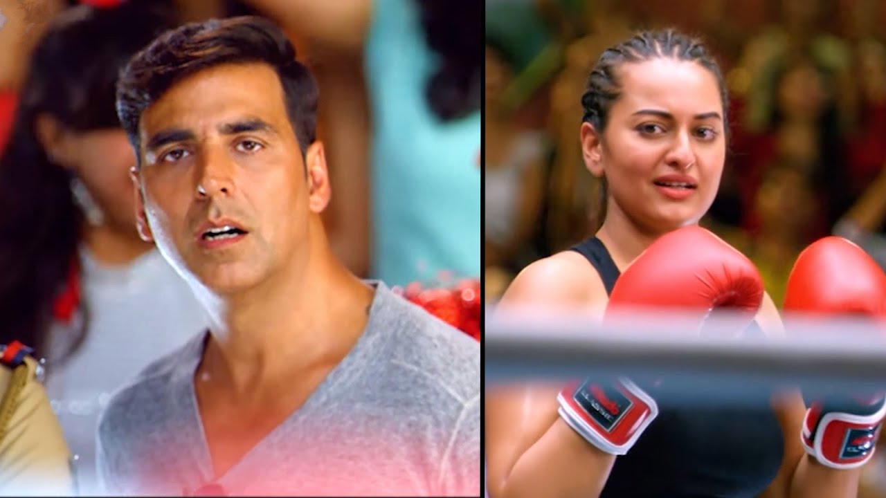 बहोत ही नाज़ुक शर्मीली लड़की और Boxing | Akshay Kumar और Sonakshi Sinha कॉमेडी सीन - Holiday