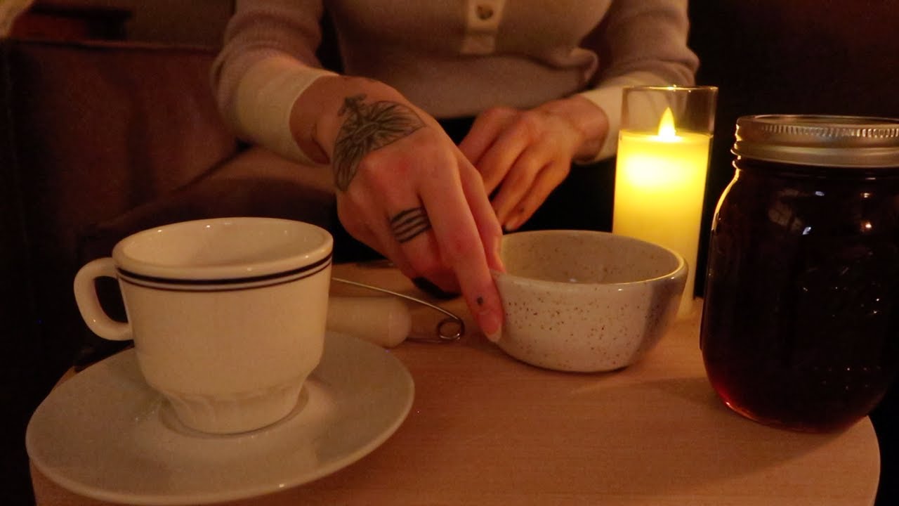 ASMR taking care of you + treats for sleep ❄️