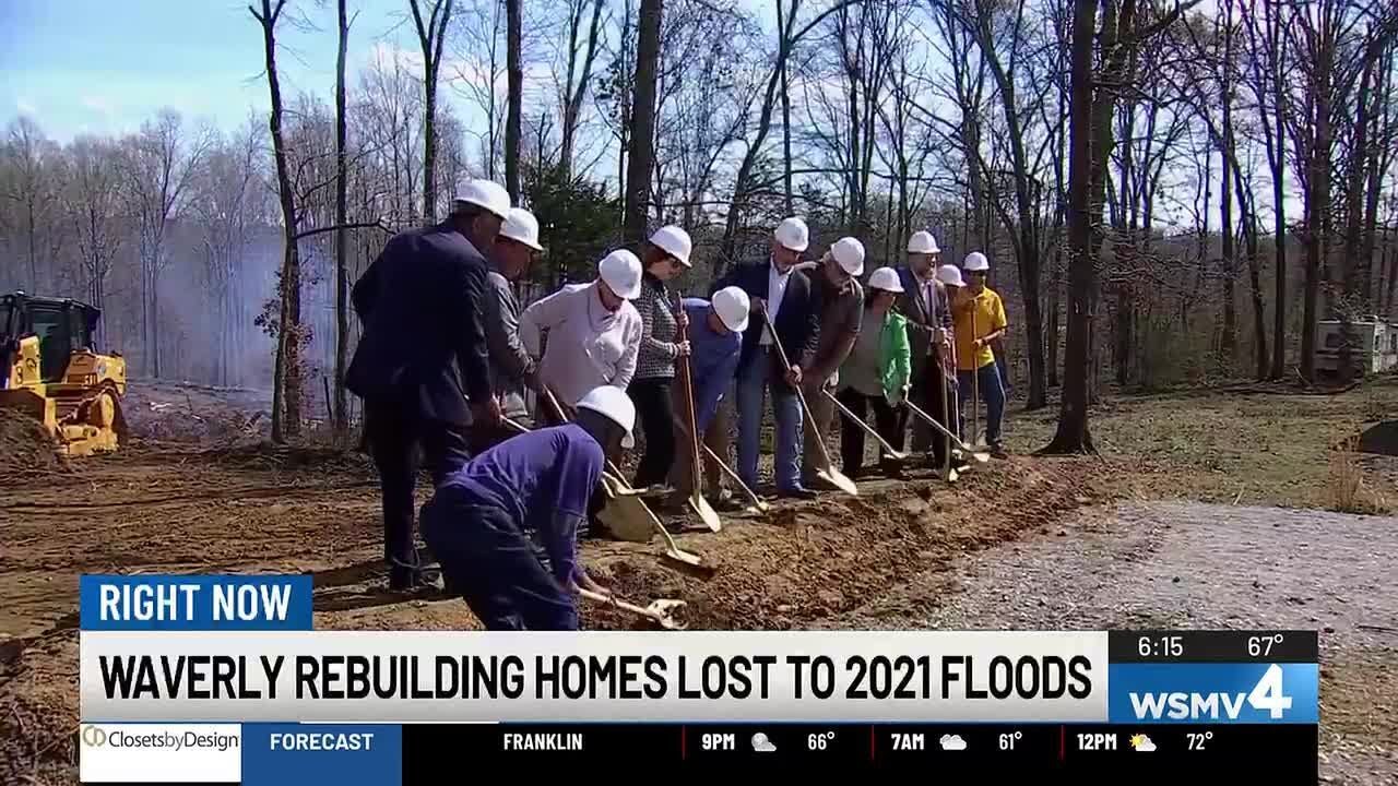Waverly rebuilding homes lost to 2021 floods
