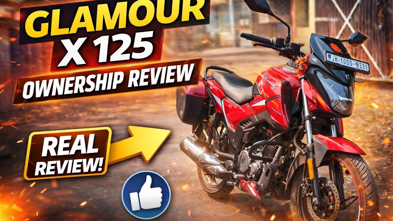Glamour x 125 owner ship review #automobile #heromotocorplimited #125cc 