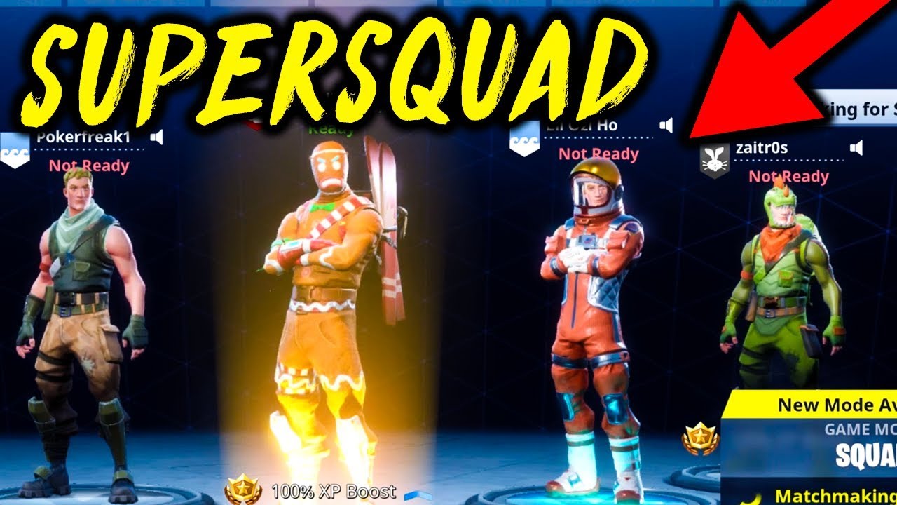 SQUAD MED ZAITR0S, OZZARD OCH POKERFREAK!! 🔥 - FORTNITE