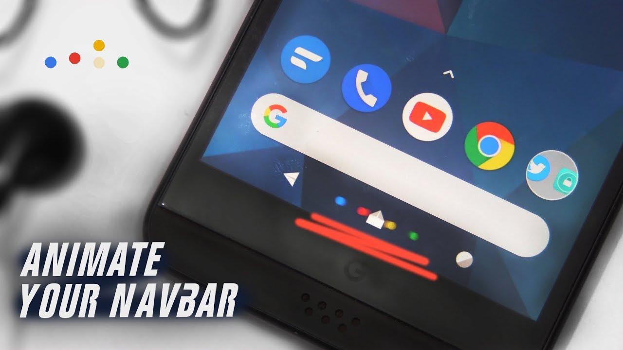 Get Navigation Bar Animation from Pixel 2 & more on Any Phone without Root | NavBar Animation