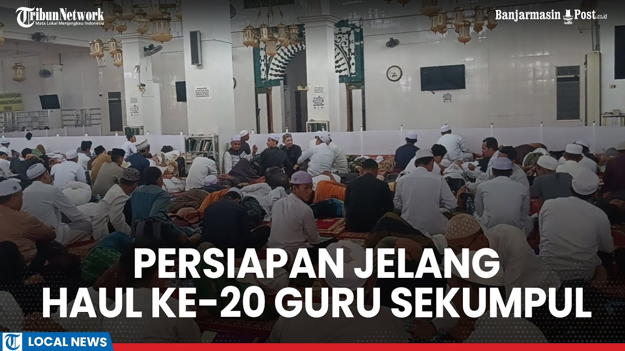 Persiapan Haul ke-20 Guru Sekumpul, Ratusan Dapur Umum Disiapkan