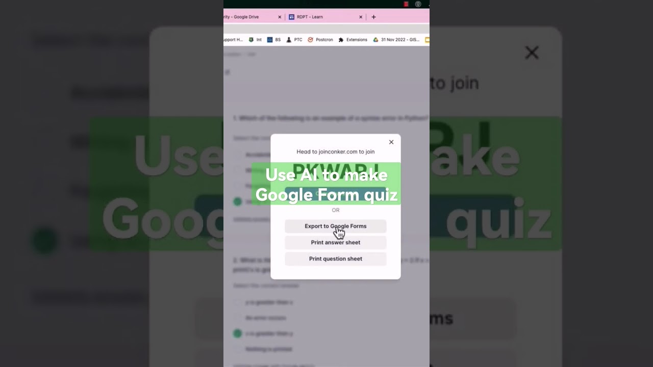 Используйте ИИ для создания форм Google!