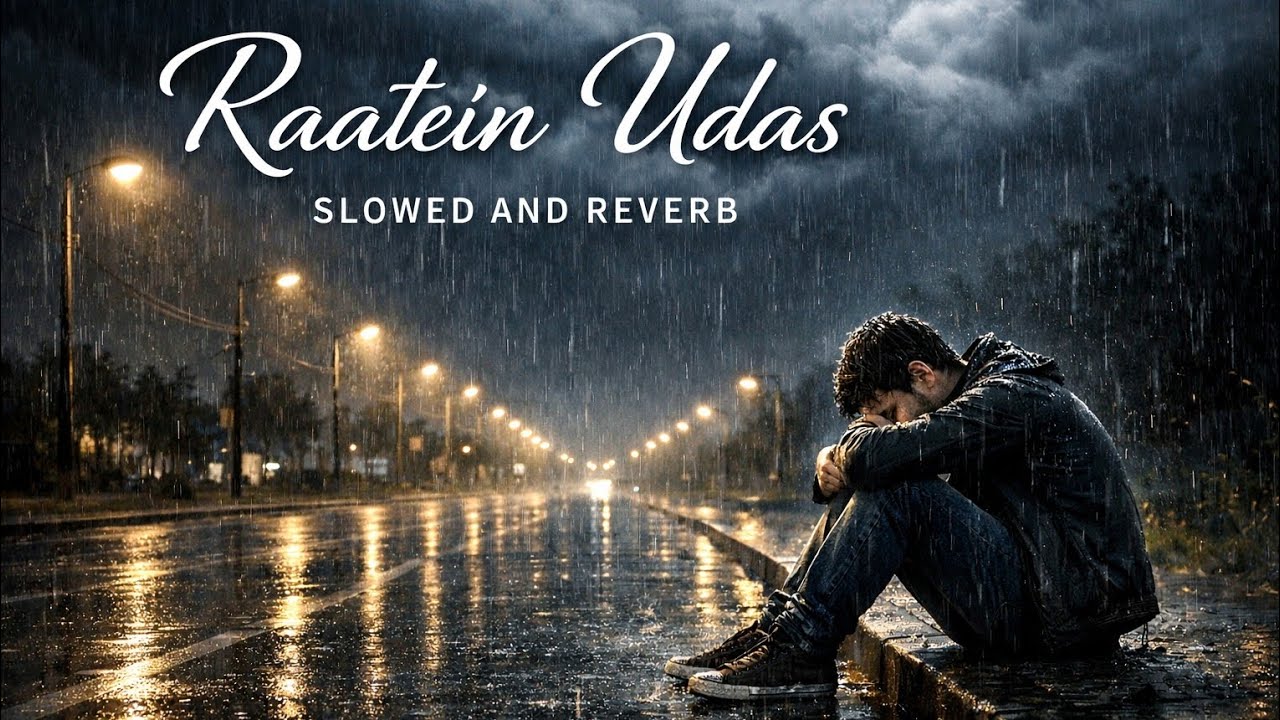 Raatein Udas (Slowed And Reverb) | Sad Rainy Night Song 