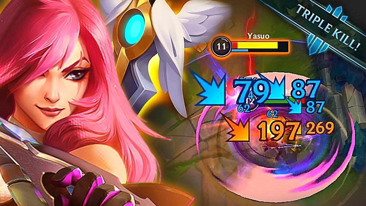 1 VS 9 GUARDIAN ANGEL KATARINA CAN'T BE STOPPED | WILD RIFT