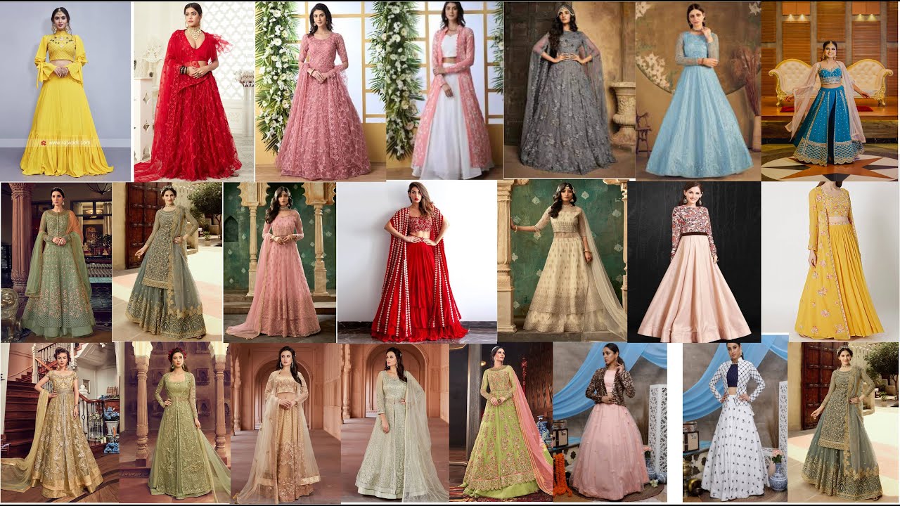 Types of indo western dresses with Names • indo western dresses for women - Style Gram