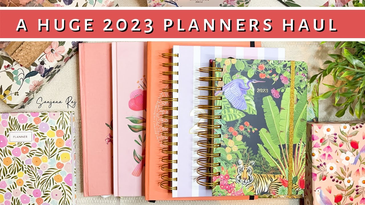 Huge 2023 Planner Haul 🤩 |  2023 Planner India Haul | 2023 Planner India Review | Sanjana Raj