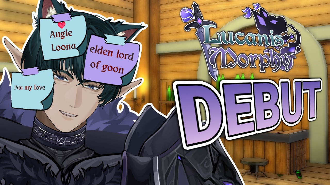 【DEBUT STREAM】 From Dracula to Lucanis #LucanisMorphy  #vtuberdebut