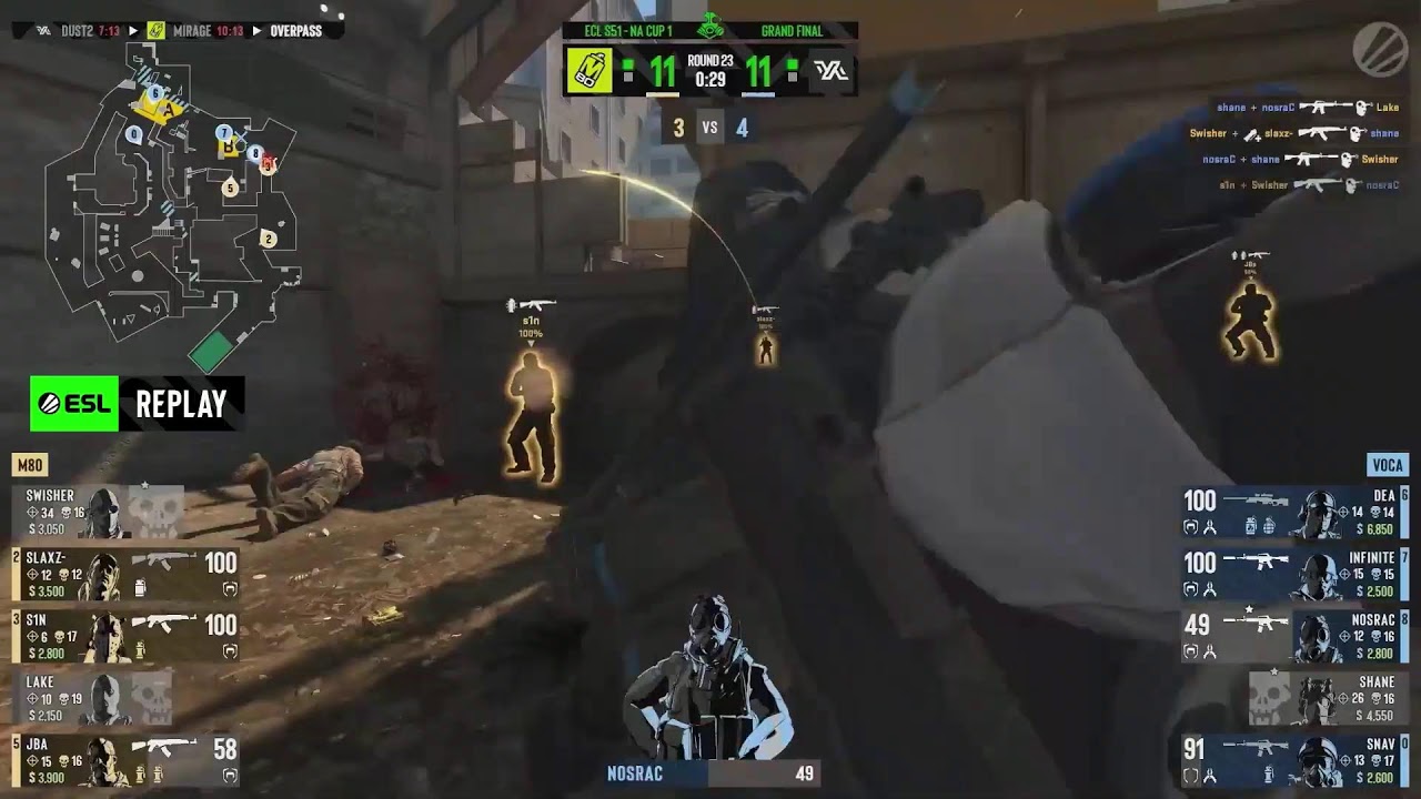 LIVE: M80 vs. Voca - ECL 51 NA Cup 1 GRAND FINAL !OVERCLOCK !EXITLAG !GGDROP