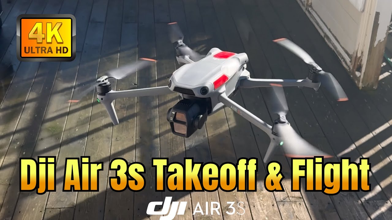 Dji Air 3s flight in the neighborhood teaser.