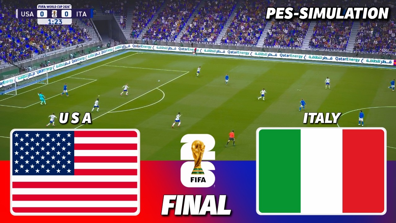USA vs ITALY | FIFA World Cup 2026 | PES 21 Simulation
