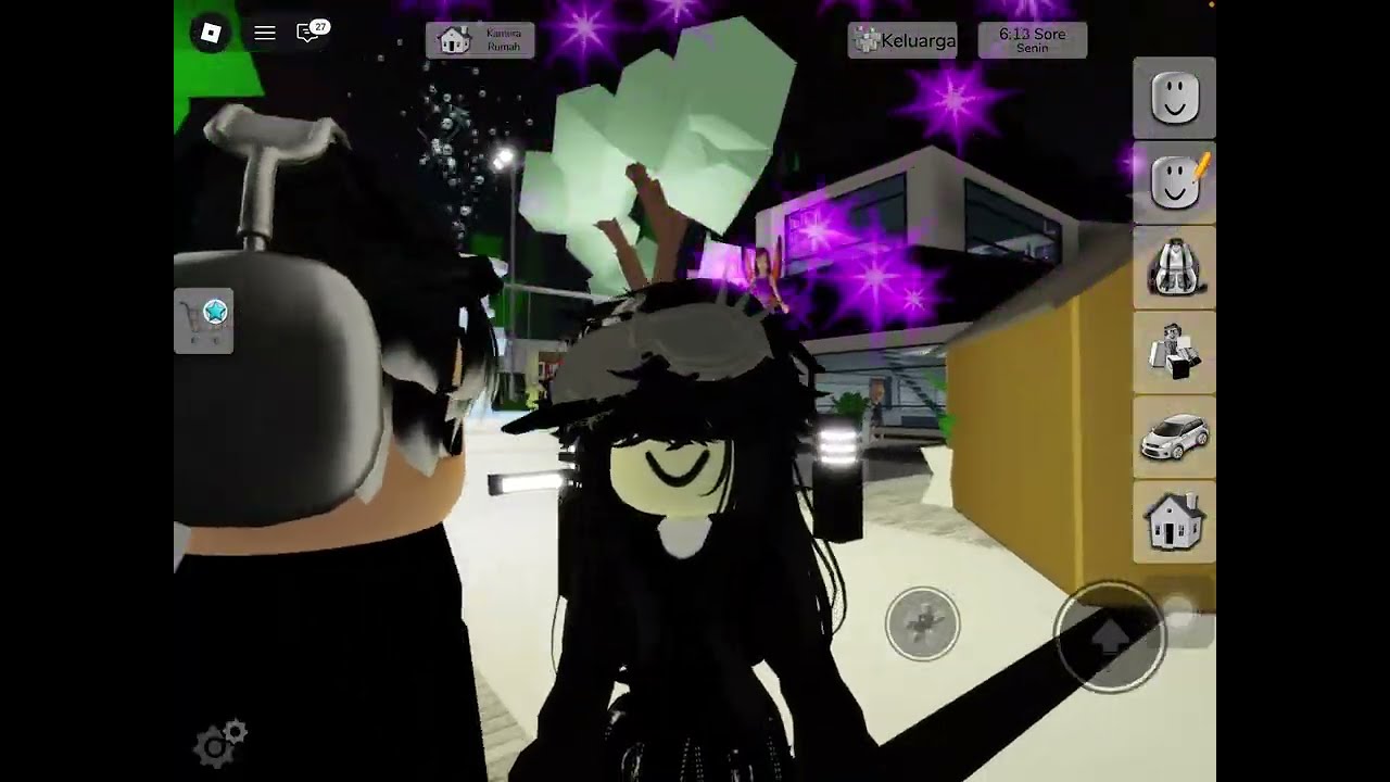 custom avatar serba hitam -Roblox Indonesia