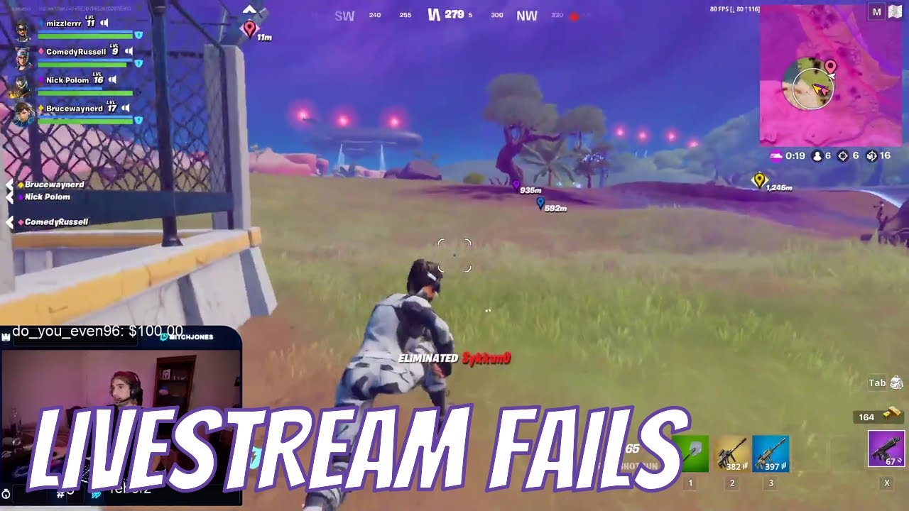 Mitch Jones pops off | Livestream Fails (watchmeblink, Asmongold, blluist)