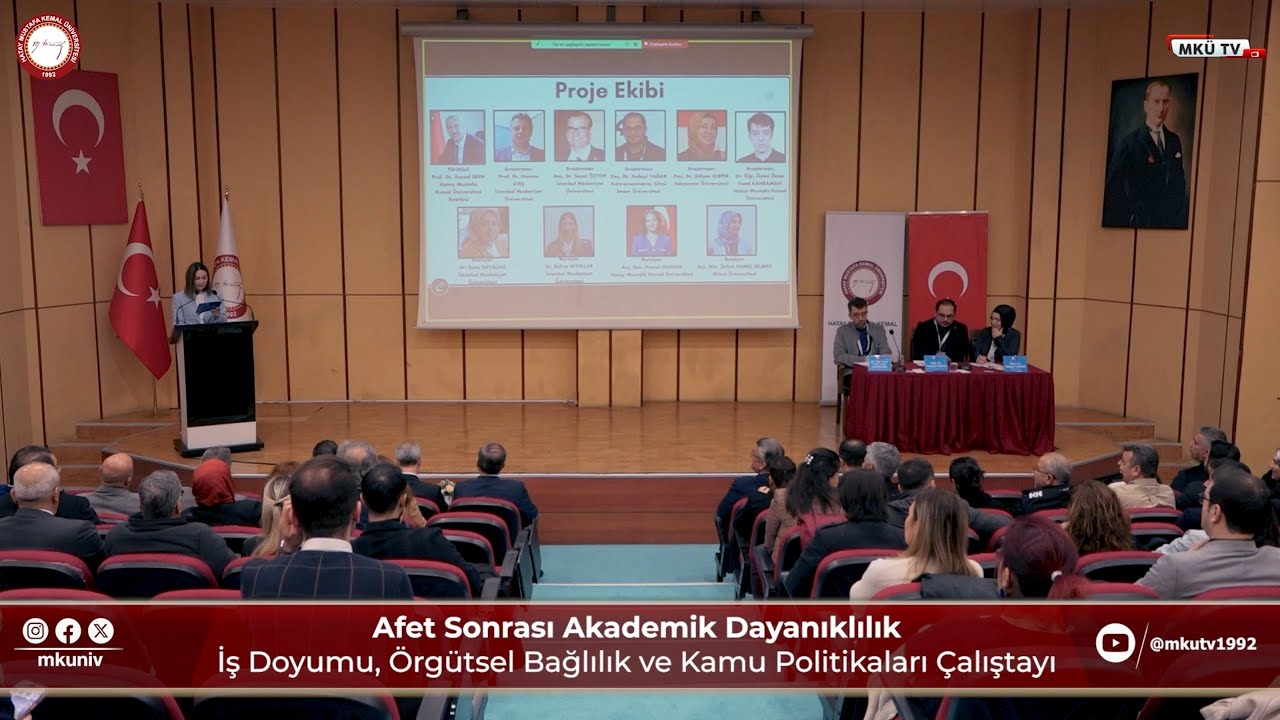 Afet Sonrası Akademik Dayanıklılık &Ccedil;alıştayı