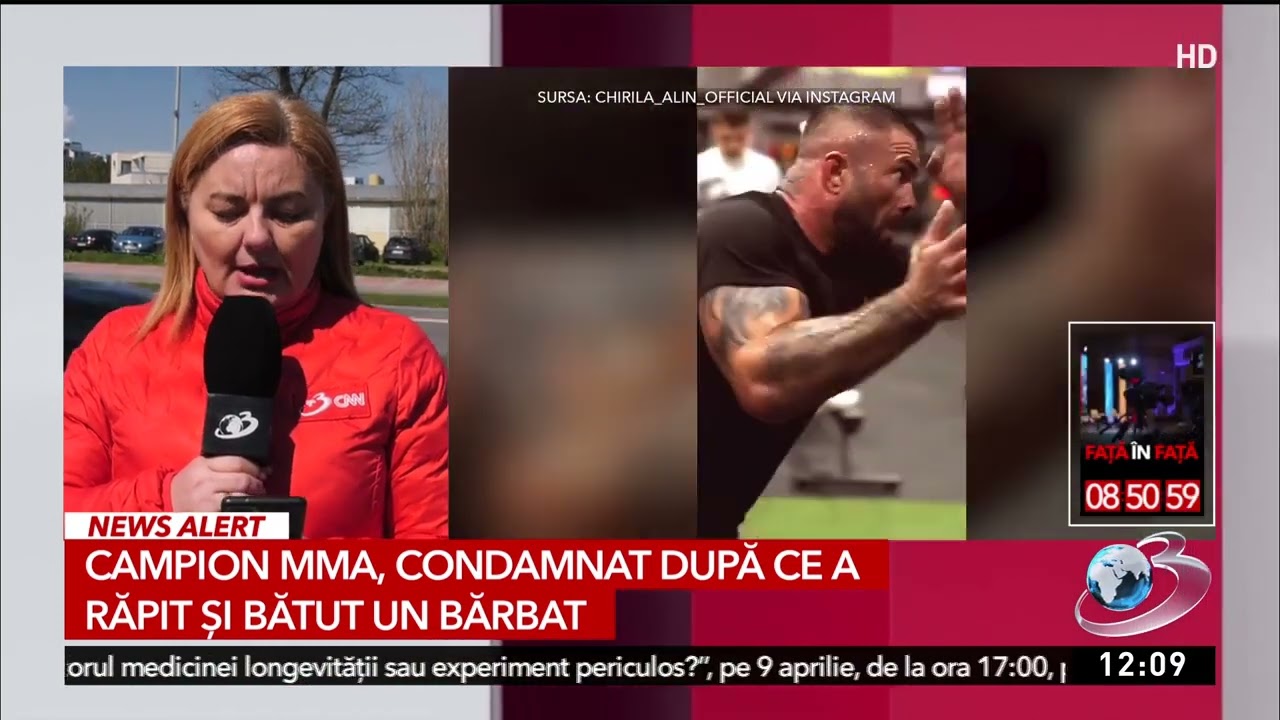 Campion MMA, condamnat după ce a răpit și bătut un bărbat