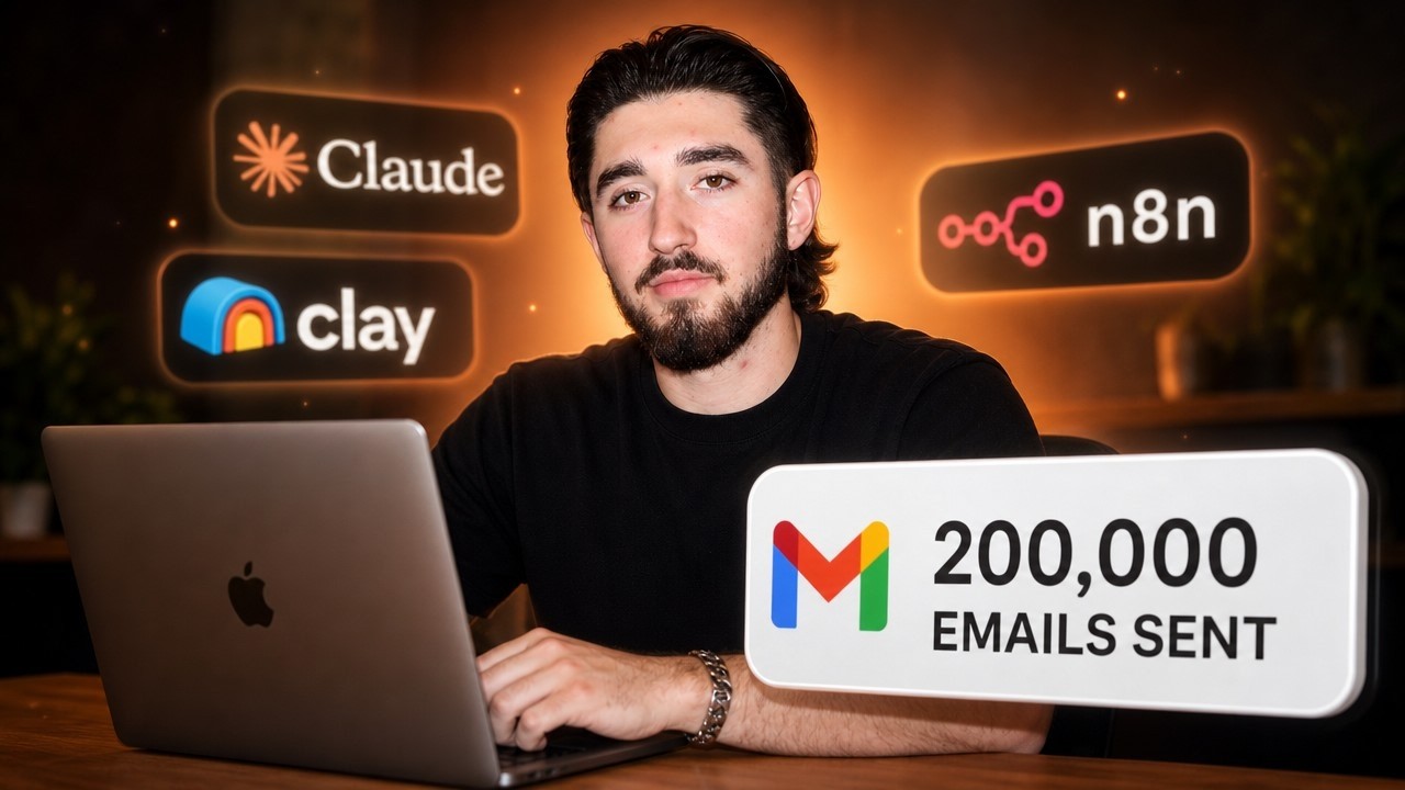 I Fully Automated Cold Email With Claude Code, Clay.com, & n8n (Complete Breakdown)