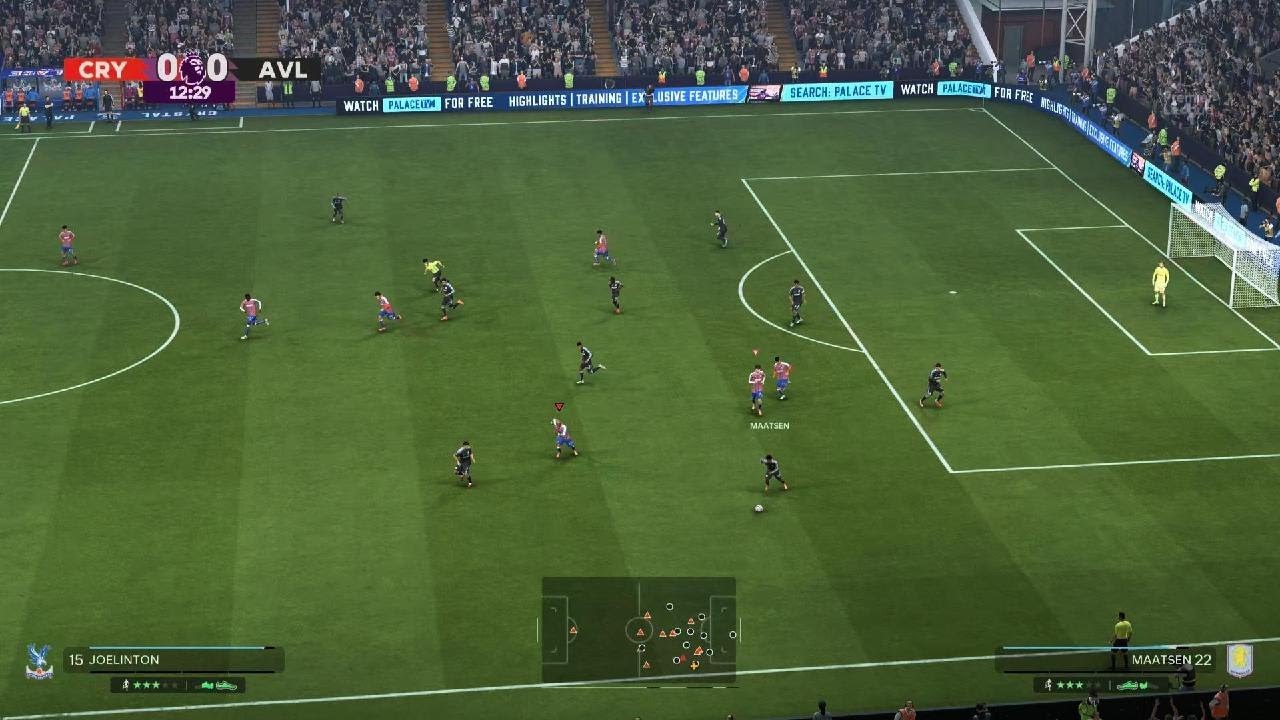 Crystal Palace VS Aston Villa EA SPORTS FC 26