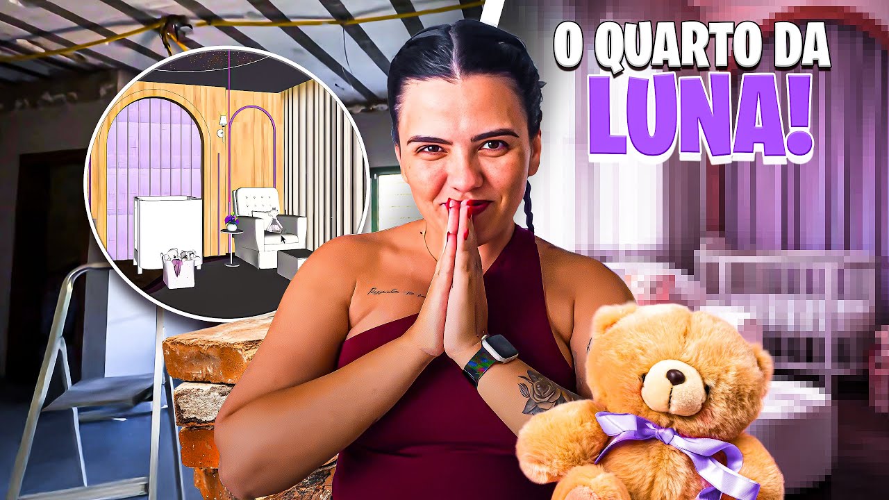 O QUARTINHO DA LUNA | MOSTREI TUDO COMO VAI FICAR