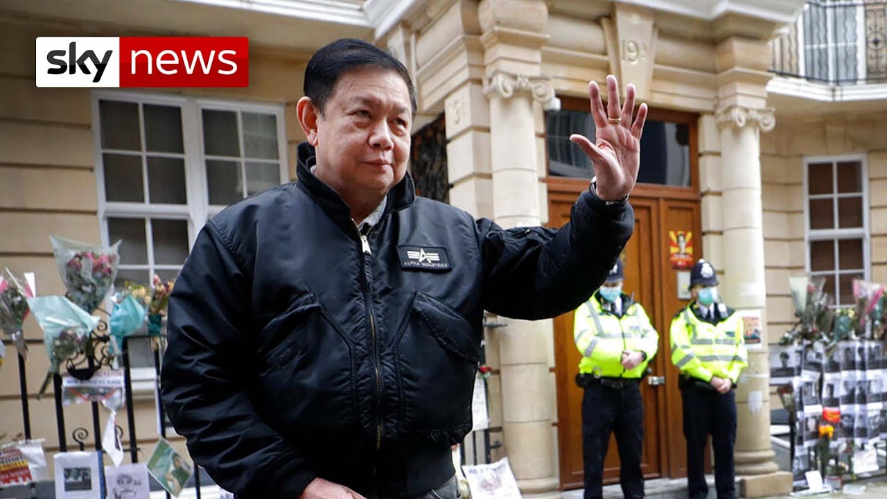 Myanmar: Ambassador is locked out of embassy and forced to sleep in a car