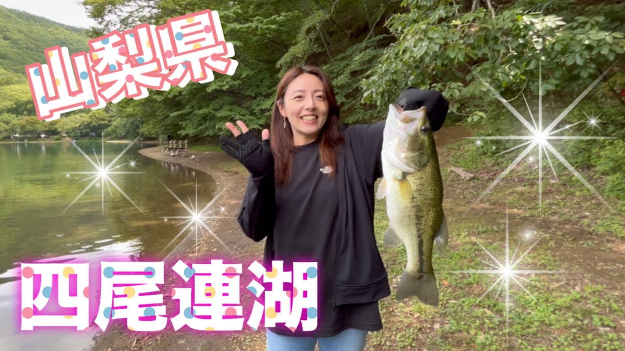 【これを使ったら一撃】最高の夏休みを満喫しました❤️#バス釣り #bassfishing #四尾連湖#山梨県