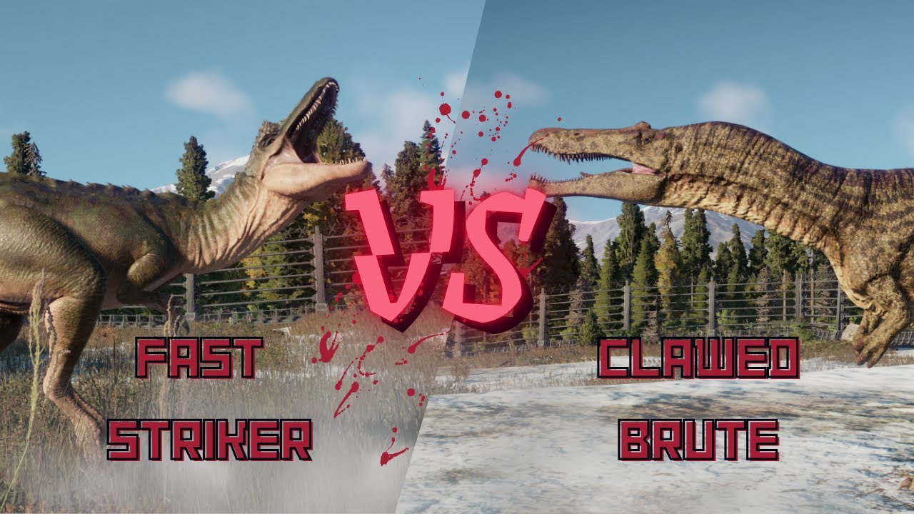Suchomimus vs Qianzhousaurus | Claws vs Bite | Jurassic World Evolution 2