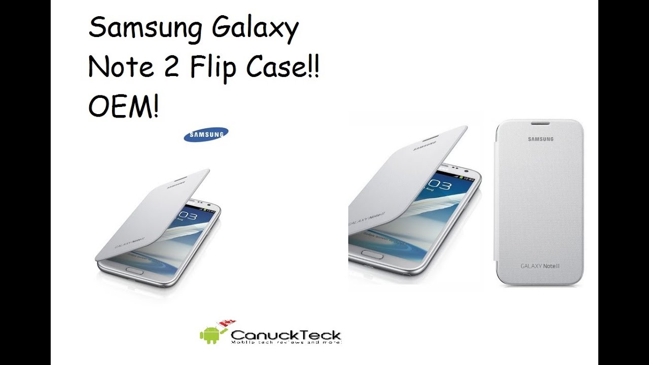 Samsung Galaxy Note 2 OEM Flip Case Review
