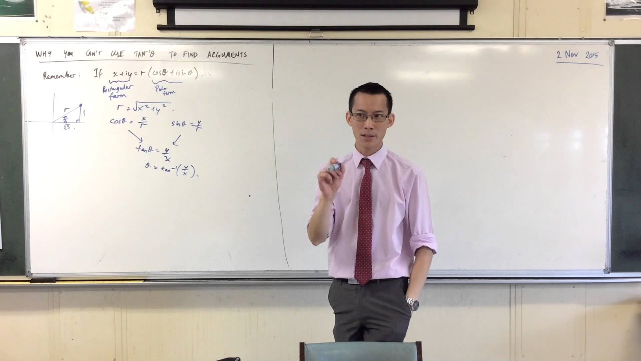 Using Inverse tan to find arguments? (1 of 2: Why it doesn't work... Sometimes)