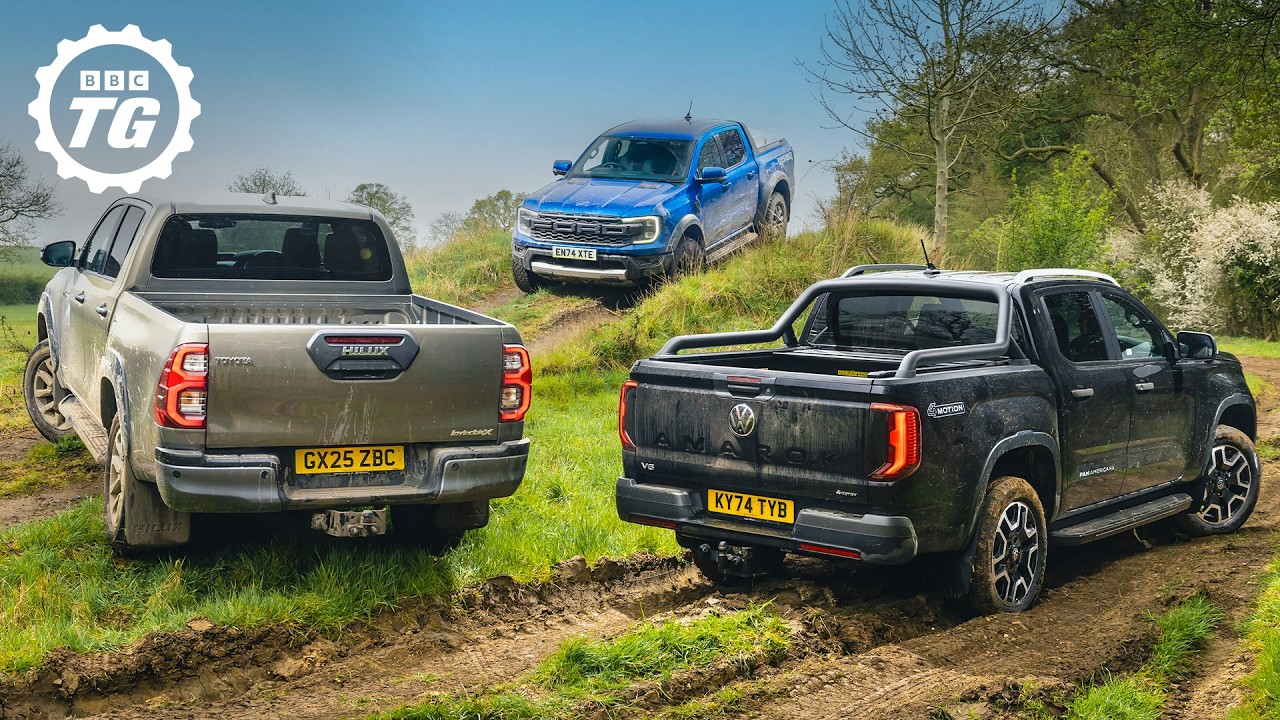 Pick-Up Test: Ford Ranger vs Toyota Hilux vs VW Amarok