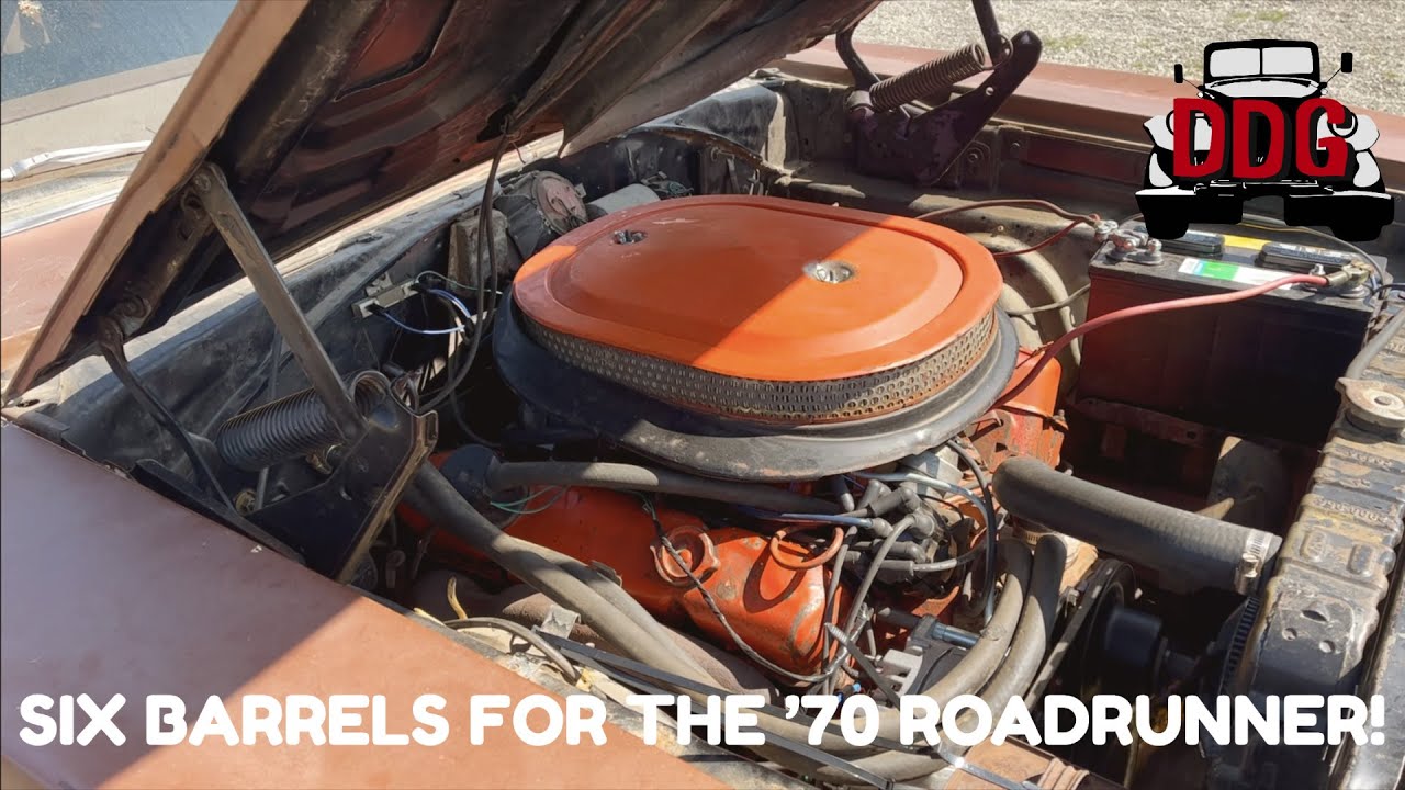 Installing Legendary Six Barrel Carbs On Our 1970 Plymouth Roadrunner!