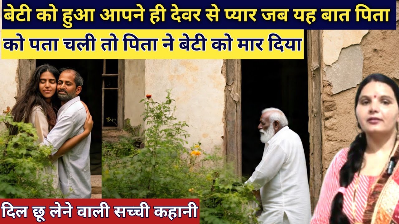 शादीशुदा बेटी को हुआ अपने ही देवर से प्यार पिता को पता चला तो उठाया ऐसा कदम emotional story 