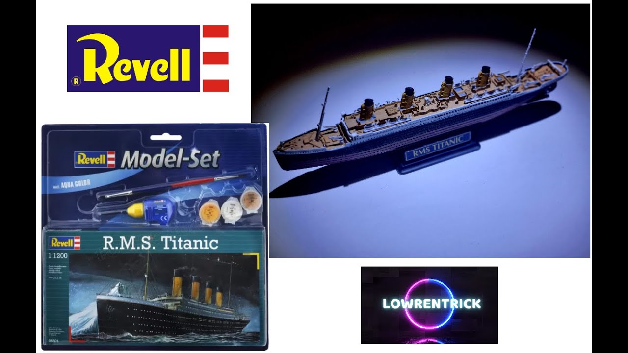 A Beginner Builds - Revell Model Set - 1:1200 R.M.S Titanic Full Build