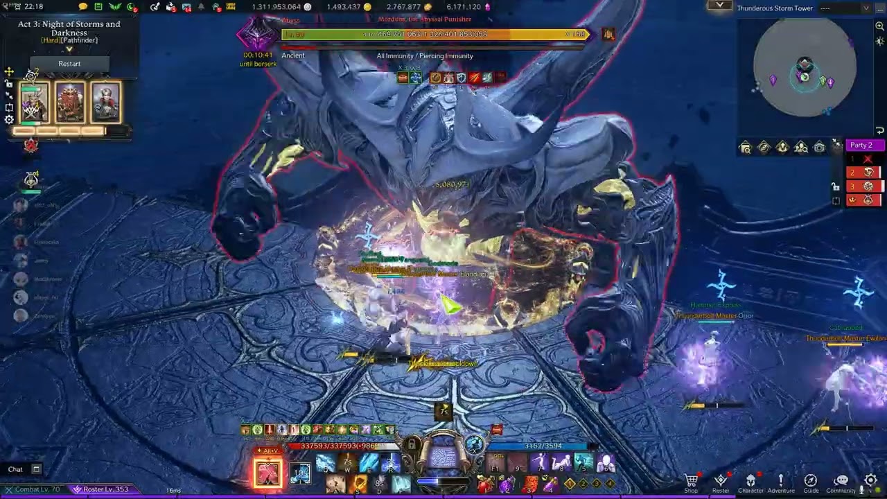 Reflux Sorceress Act 3 G3 Mordum HM (332M DPS)