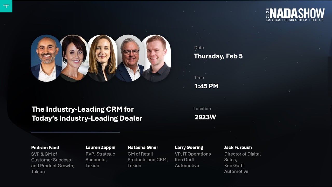 The Industry-Leading CRM for Today’s Industry-Leading Dealer