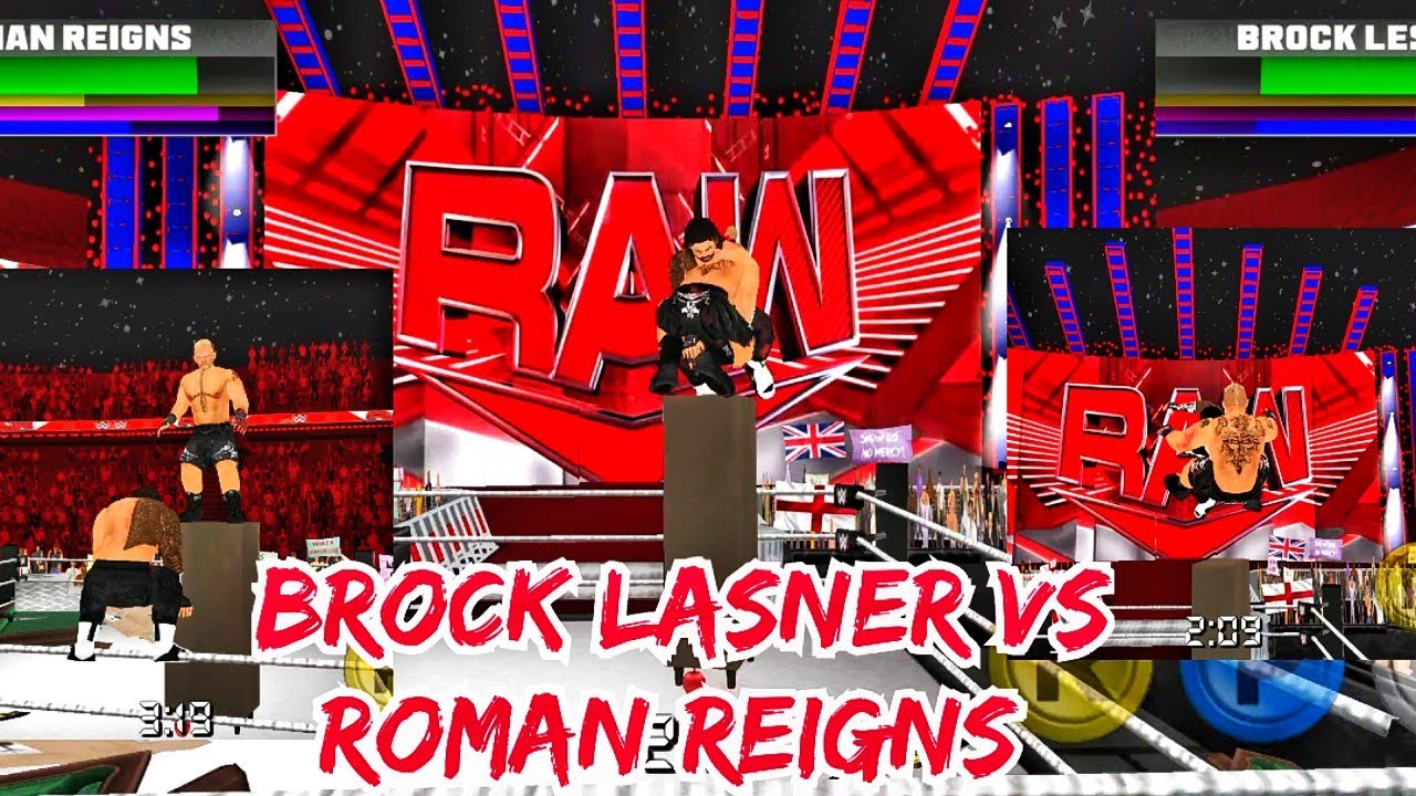 26 July ll Full Match Roman Reigns Vs Brock Lesnar #wweraw #wwe2k25 #wwe #wwe4klive #wwebestgames