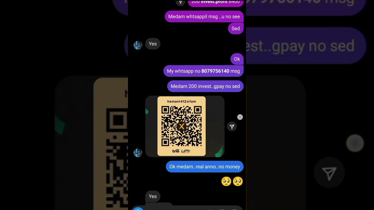 investment  fake account  my own experience 😭🙏 Instagram trading scam,🚫