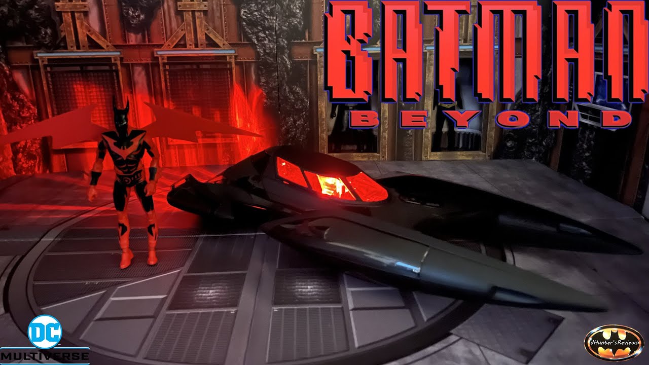 Обзор Бэтмобиля McFarlane DC Multiverse Batman Beyond с фигуркой Бэтмена