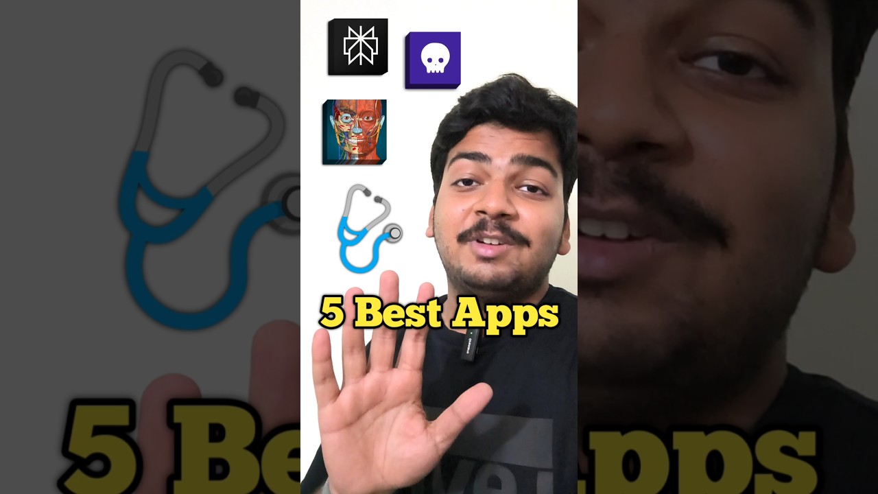 🔥Top 5 FREE Apps for Medical Students (2025) | best medical apps | mbbs 1st year