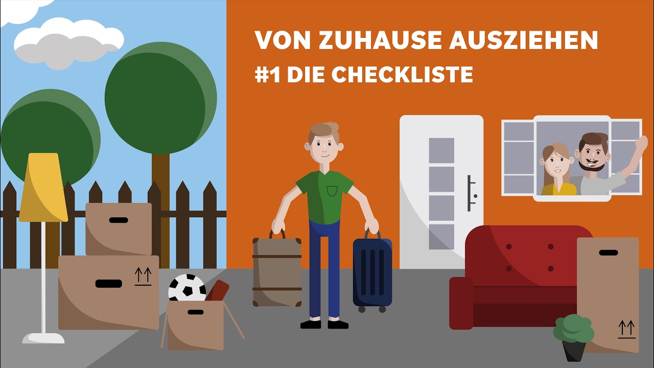Von Zuhause ausziehen #1 Die Checkliste