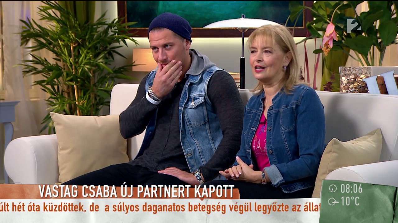 Ábrahám Edit Vastag Csabáról: ˝Kóstolgatjuk egymást˝ - tv2.hu/mokka