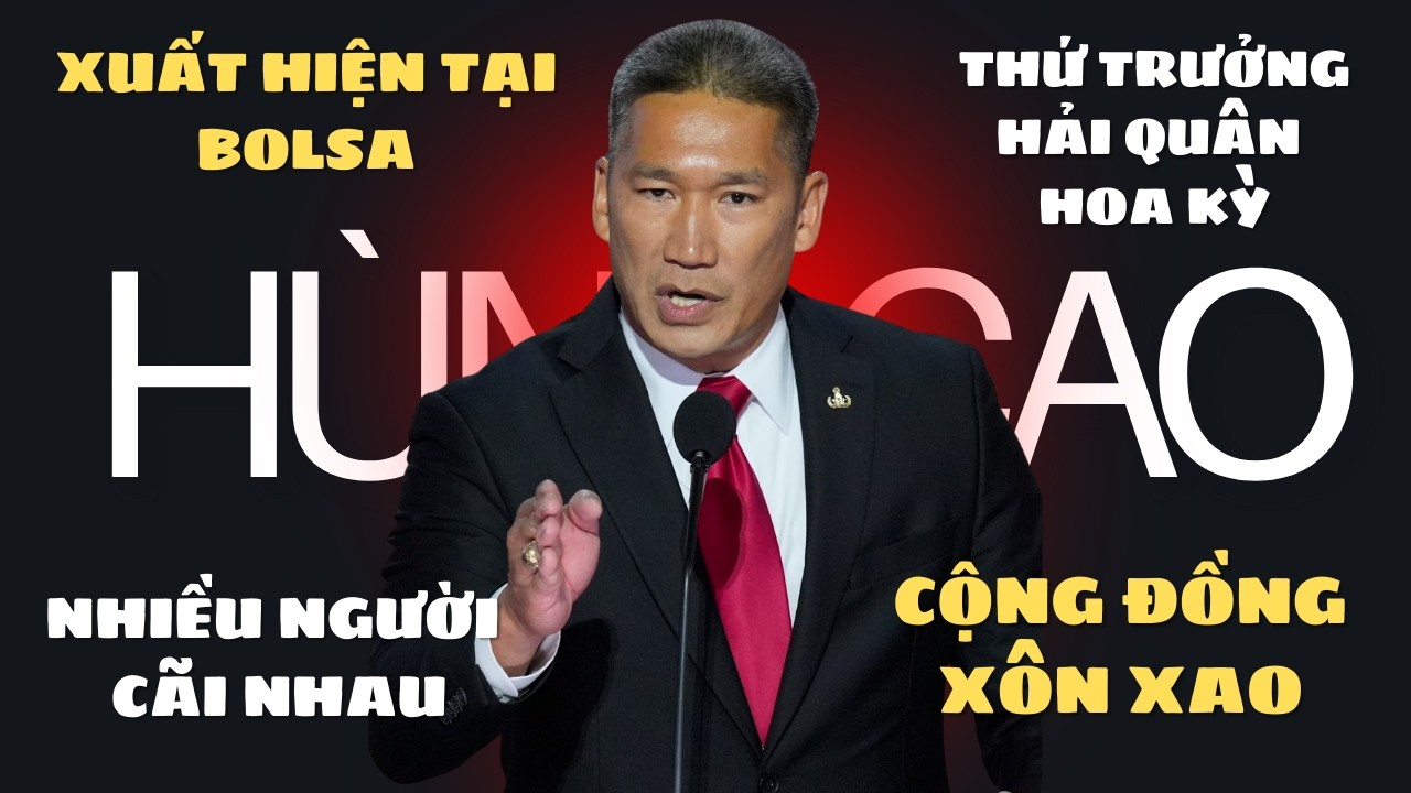 Hùng Cao in town-Cộng đồng xôn xao-Nhiều người cãi nhau. Tại sao không ủng hộ và hãnh diện lại chửi
