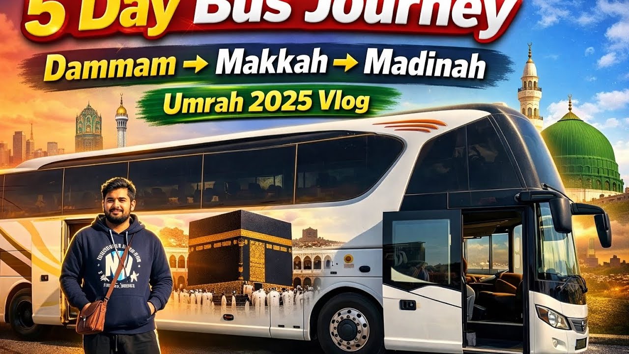 Saudi Arbia Umrah Experience Makkah Madina Visit 5 Days Journey 