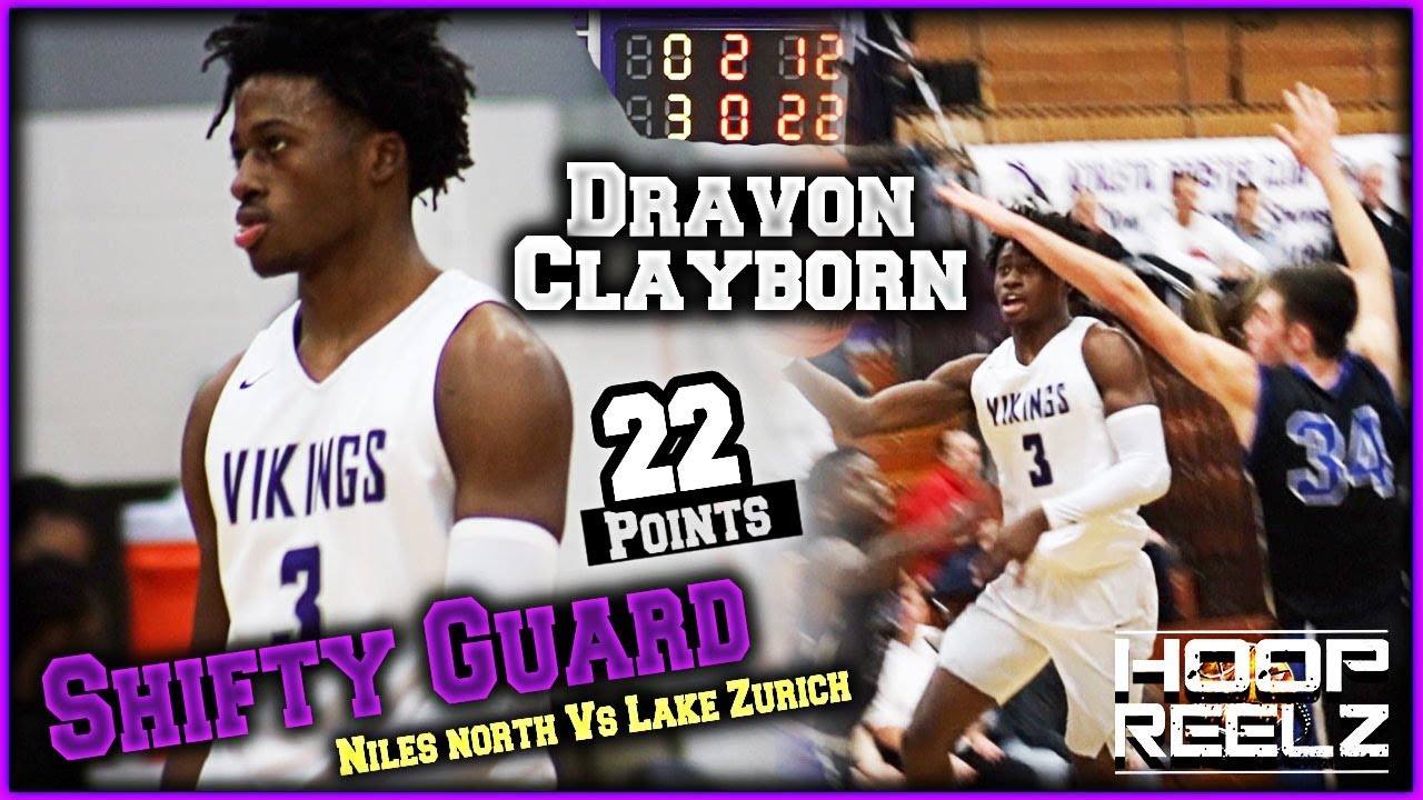 D1 Prospect Dravon Clayborn Shifty Guard Goes Off For 22 Pts! Niles North Vs Lake Zurich
