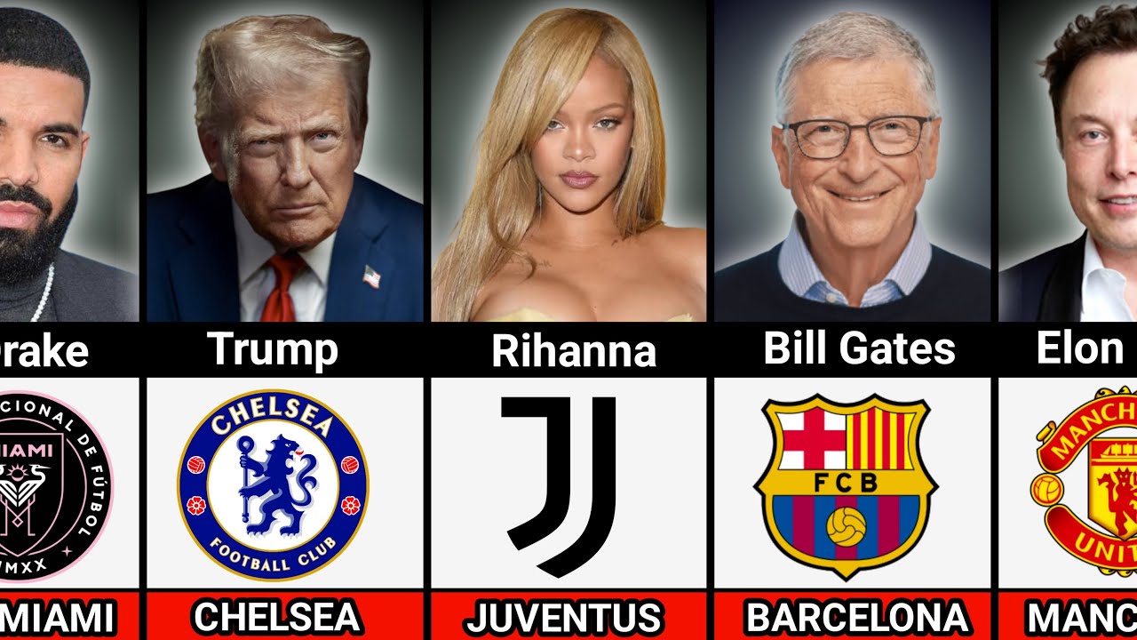 Famous People And Their Favorite Football Clubs