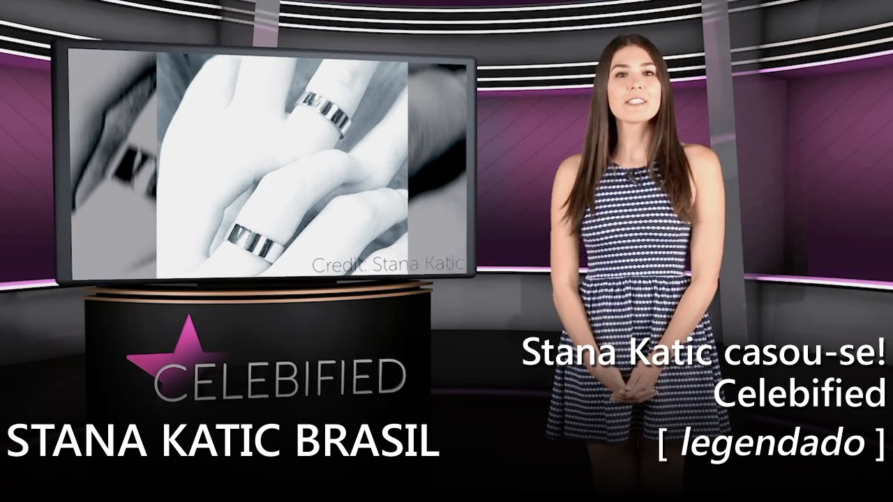 Celebified: Stana Katic se casou! (legendado) [HD]