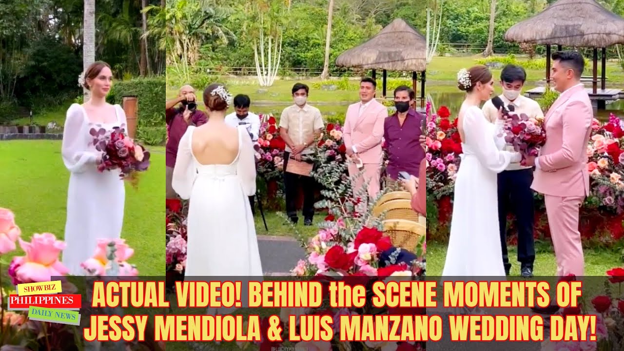 ACTUAL Behind the Scene VIDEOS of Jessy Mendiola and Luis Manzano’s WEDDING! KASAL NA Sila!